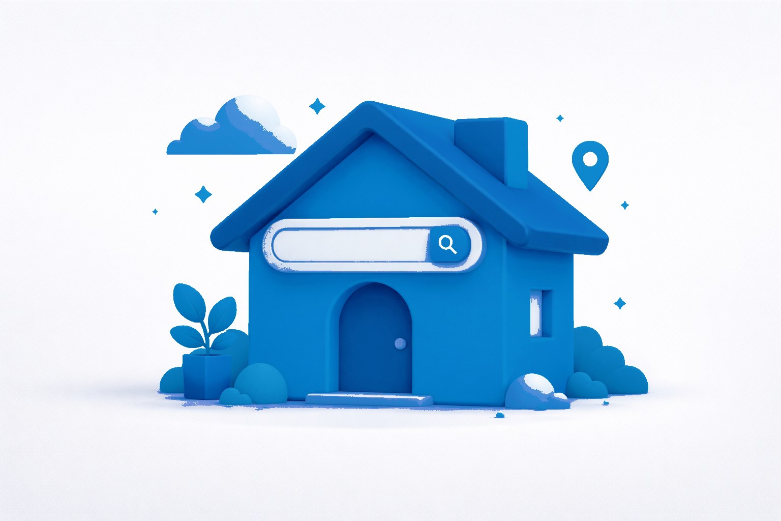Illustration of a sales page live on its own web address, HTTPS included